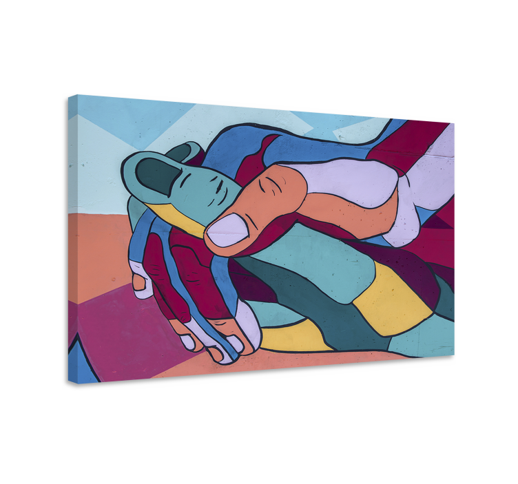 盲人交错双手的触感体验 - TenStickers