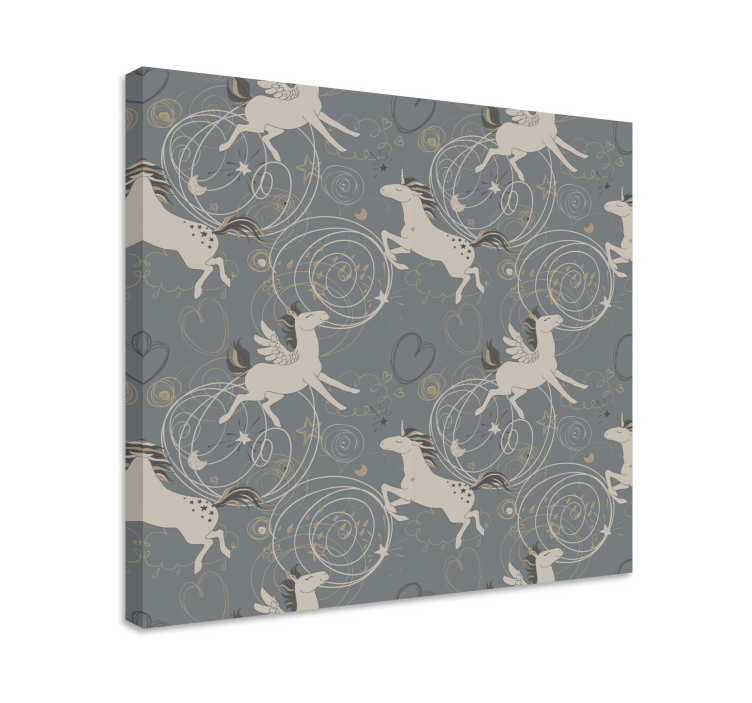 盲人独角兽魔法飞翼生物 - TenStickers