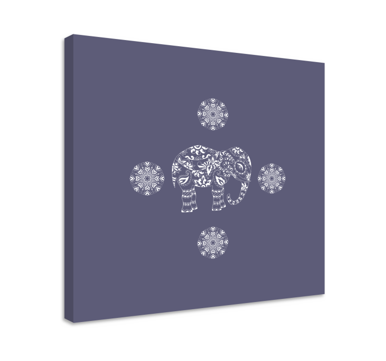 盲人象棋装饰大象图案 - TenStickers