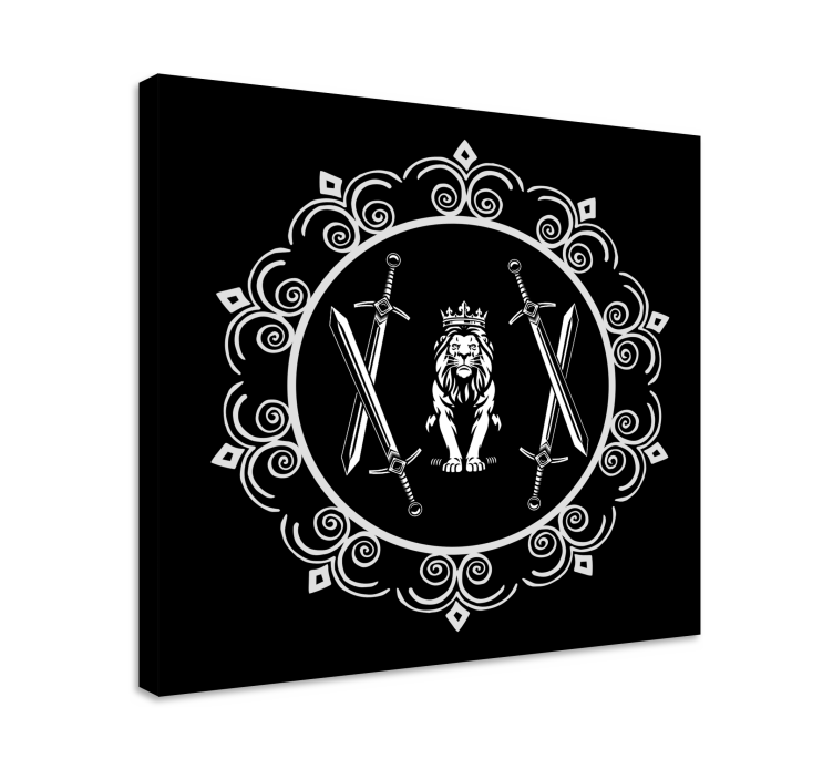 盲人树木与剑之狮子 - TenStickers