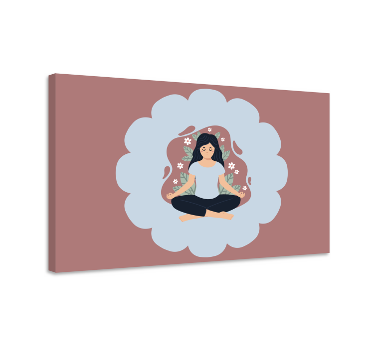 盲人曼陀罗冥想花卉气场 - TenStickers