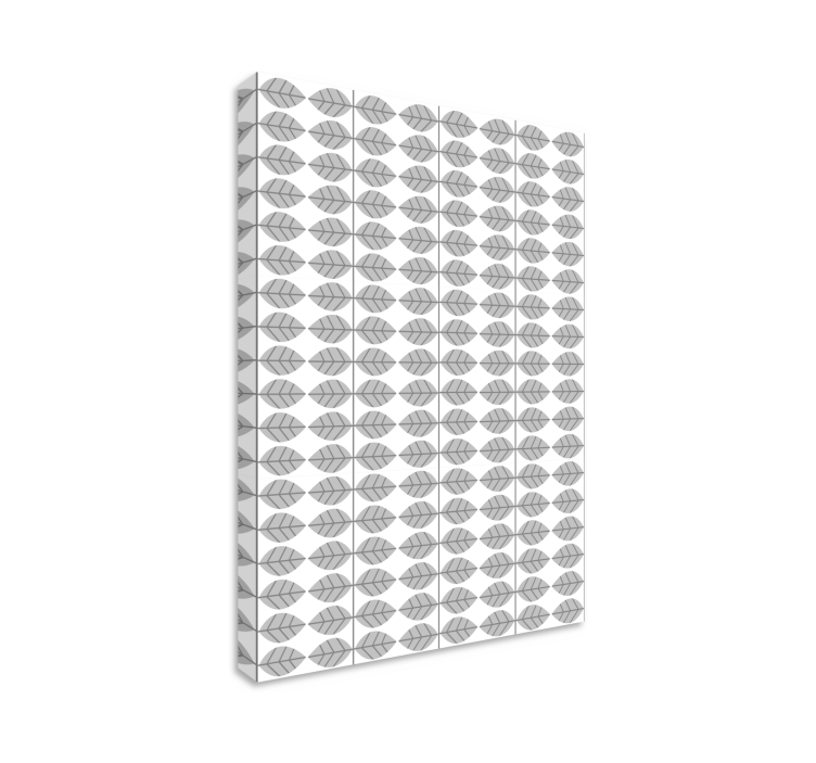 盲人视觉训练风格化叶子图案 - TenStickers