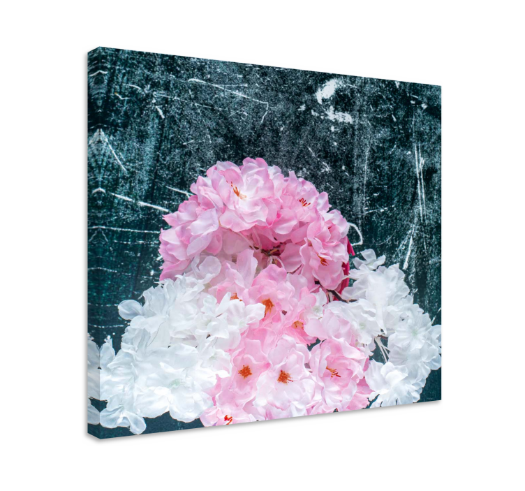盲人视觉训练粉色花卉布置 - TenStickers