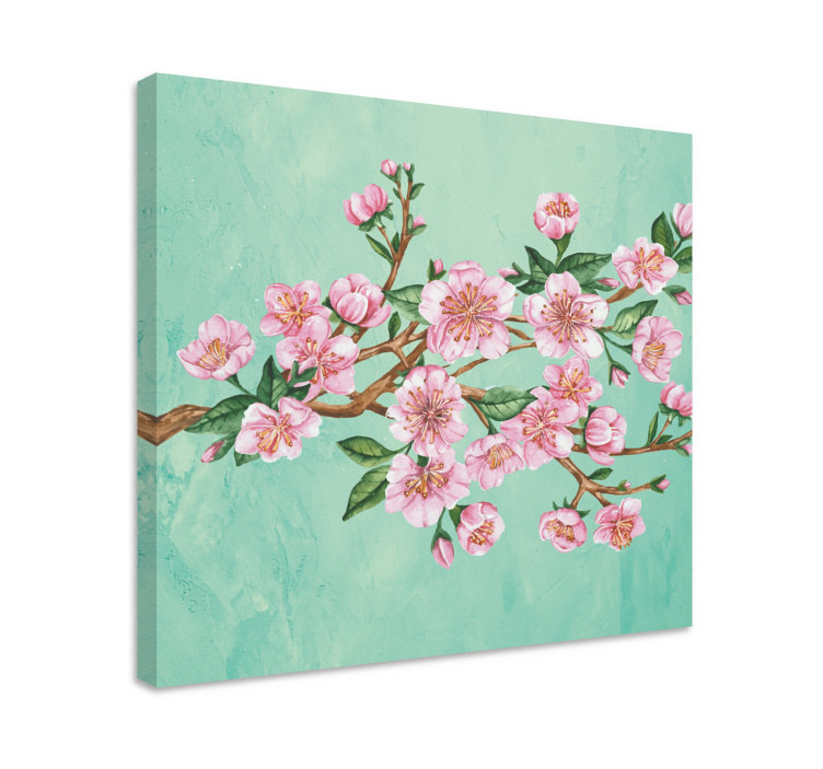 盲人视觉训练樱花花瓣茎 - TenStickers