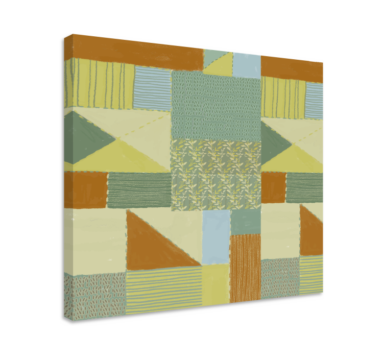 装饰混合图案拼布设计 - TenStickers