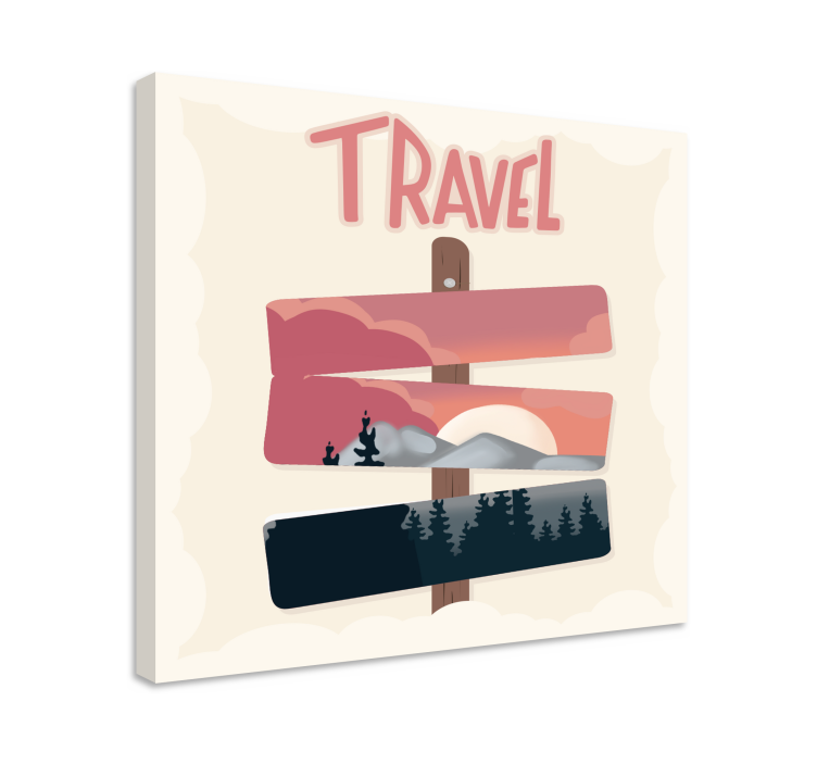 盲人旅行导航标志 - TenStickers