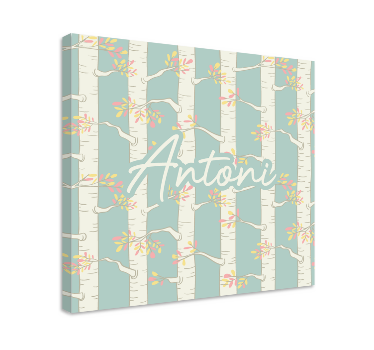 盲人视觉训练与桦树花朵 - TenStickers