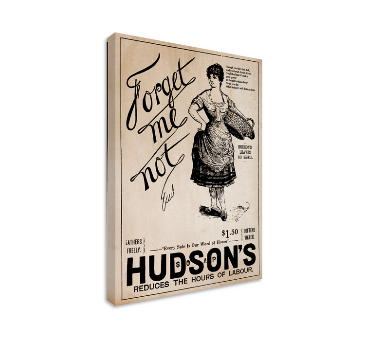 复古广告海报复古帆布 - TenStickers