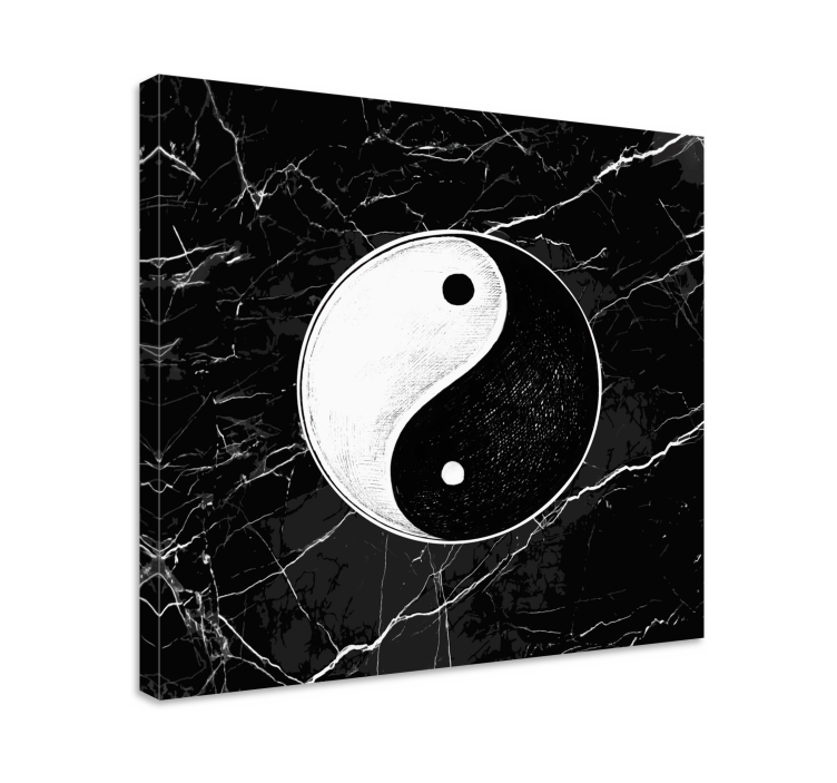 盲人东方 阴阳大理石 - TenStickers