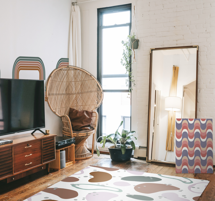 盲人几何波浪纹设计 - TenStickers