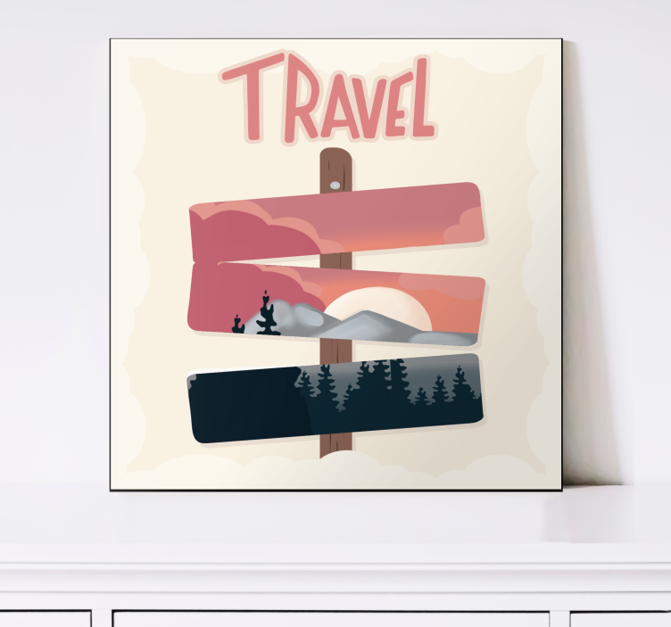 盲人旅行导航标志 - TenStickers