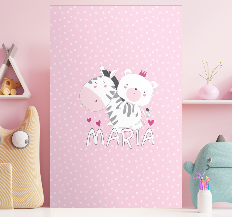 盲人苗圃可爱动物朋友们 - TenStickers