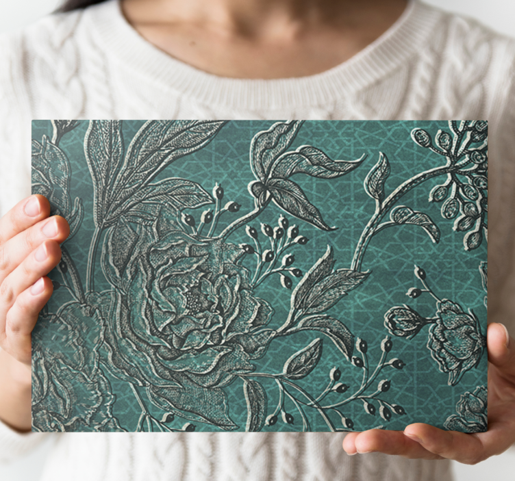 盲人视觉训练优雅植物组合 - TenStickers