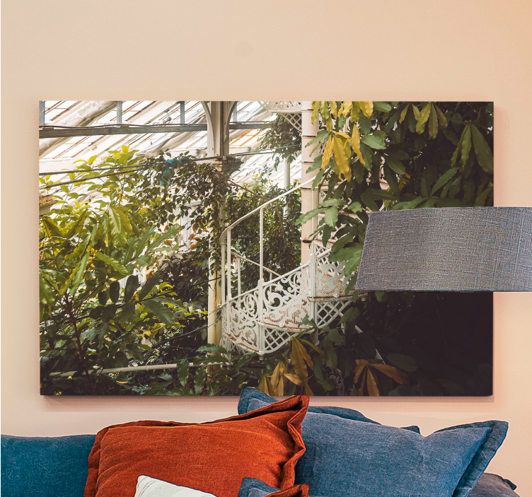 盲人视觉训练绿意盎然的构图 - TenStickers