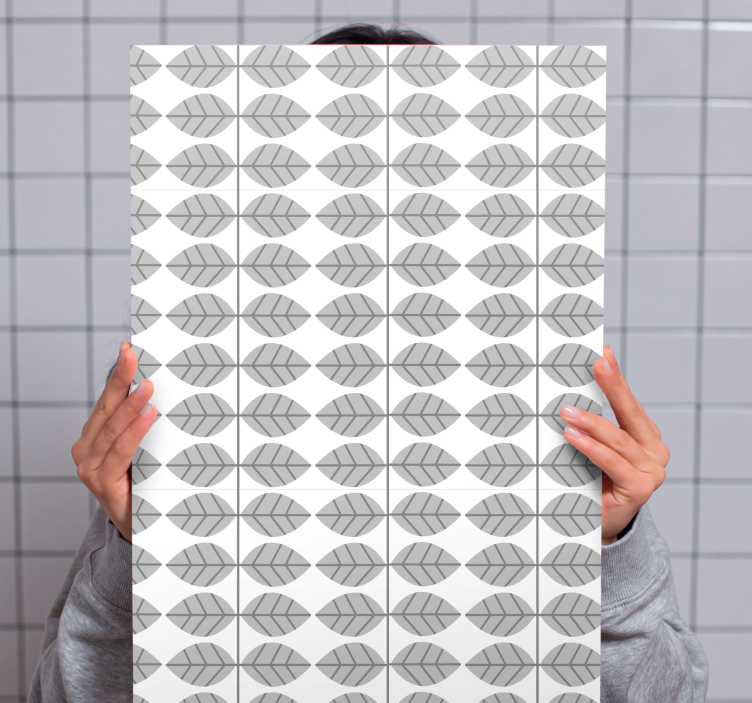 盲人视觉训练风格化叶子图案 - TenStickers