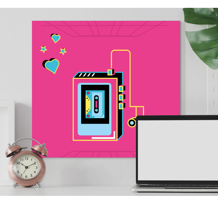 盲人音乐怀旧磁带之爱 - TenStickers