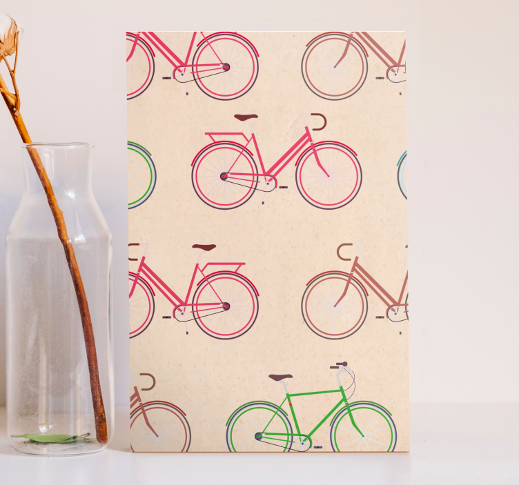 盲人体育与多彩自行车图案相结合 - TenStickers