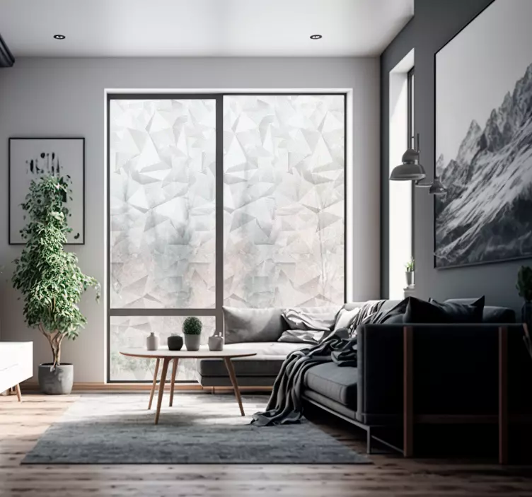 3d效果几何窗贴 - TenStickers