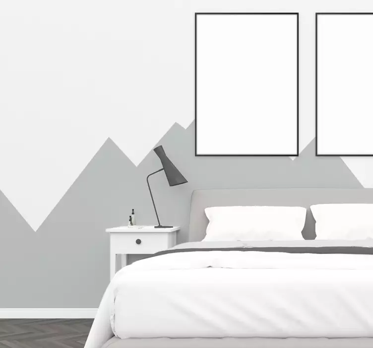 山救济墙边框贴纸 - TenStickers