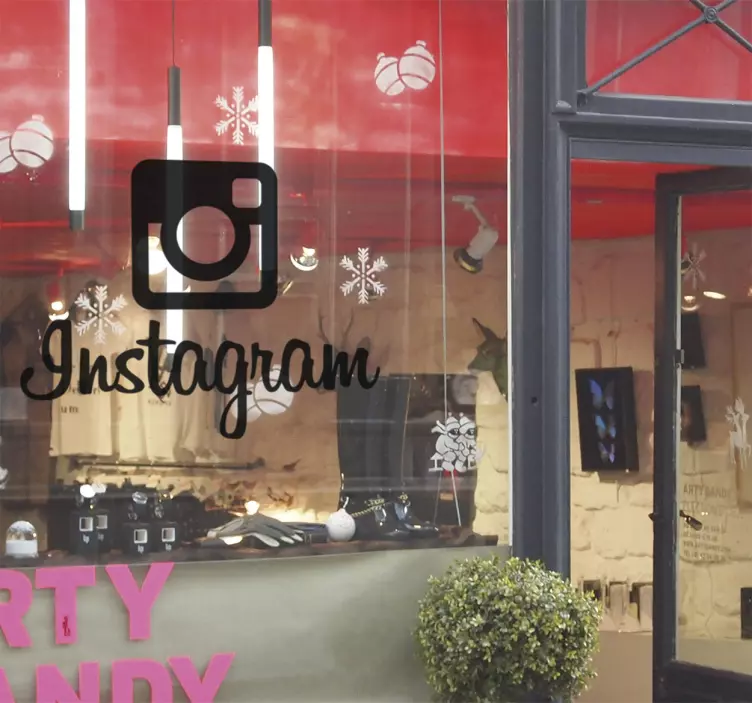 Instagram的徽标贴花 - TenStickers