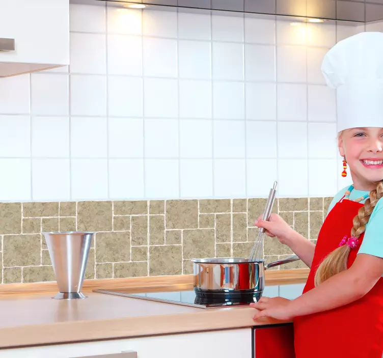 大理石浴室瓷砖贴纸 - TenStickers