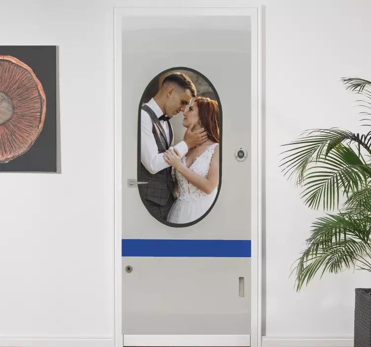 地铁门乙烯基贴纸 - TenStickers