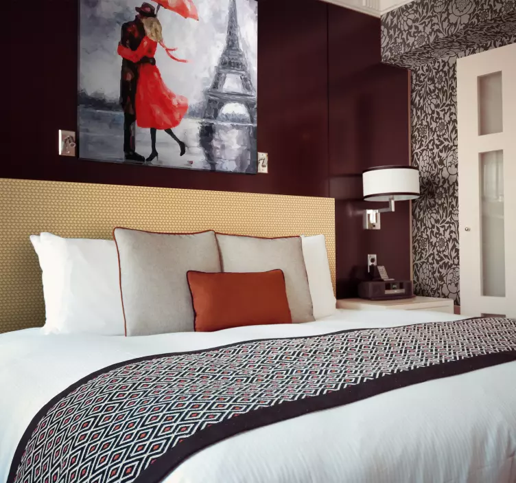 柳条纹理家具贴纸 - TenStickers