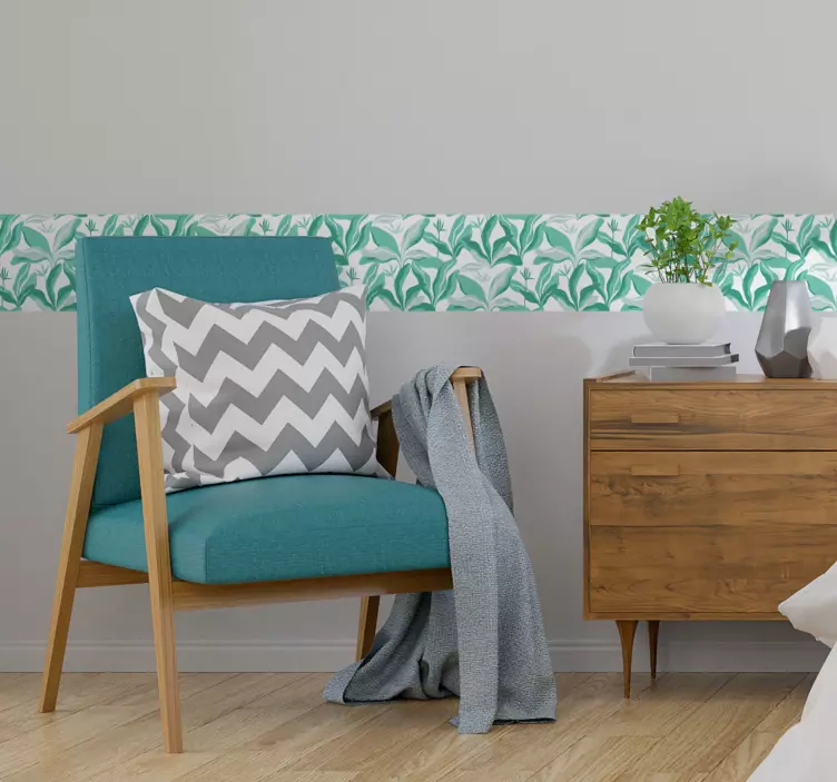 可定制的图像边框墙边框贴花 - TenStickers