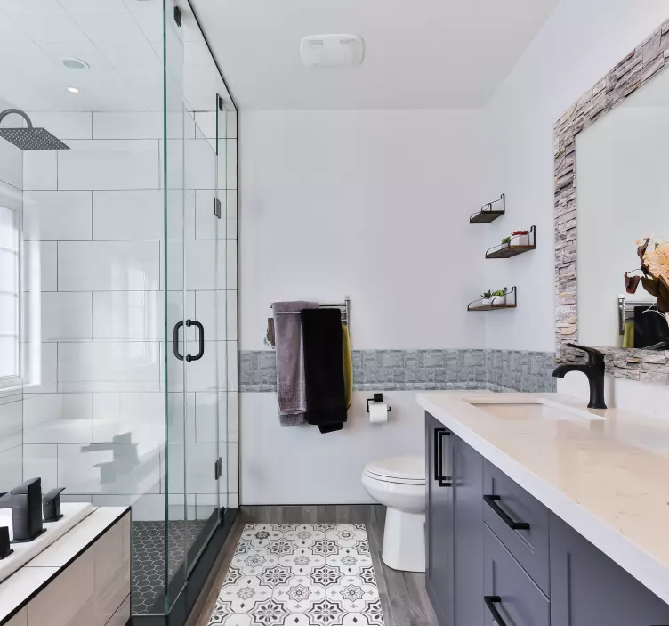 镜框石材质地镜贴 - TenStickers