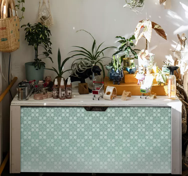 动物贴画花卉渐变图案 - TenStickers