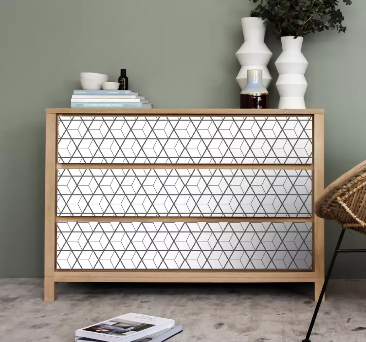 斯堪的纳维亚图案家具贴纸 - TenStickers