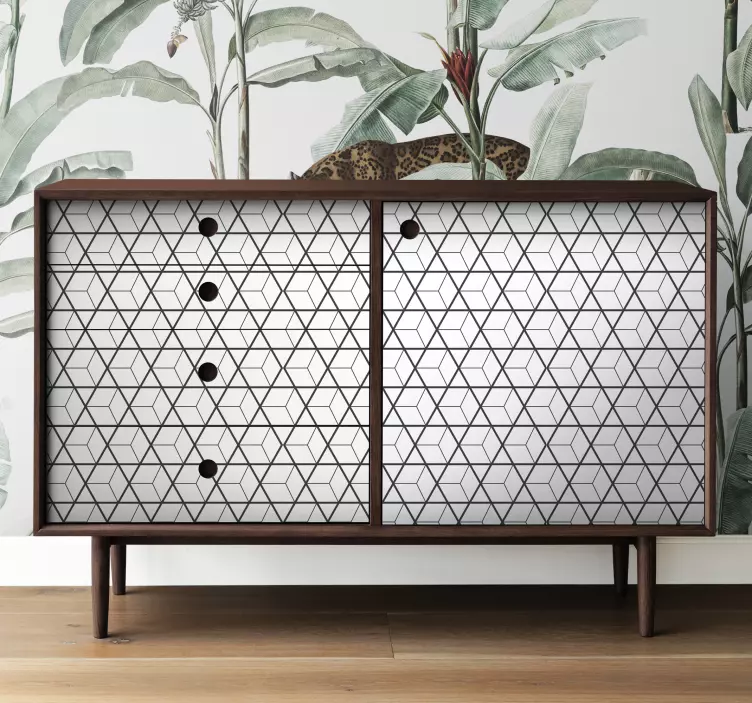 斯堪的纳维亚图案家具贴纸 - TenStickers