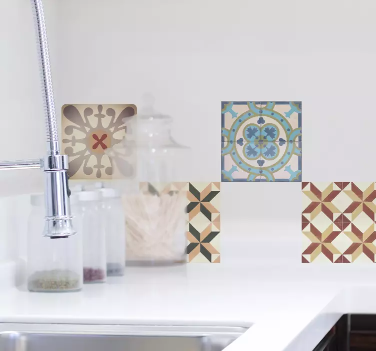 墙砖胶粘剂的水力模式 - TenStickers