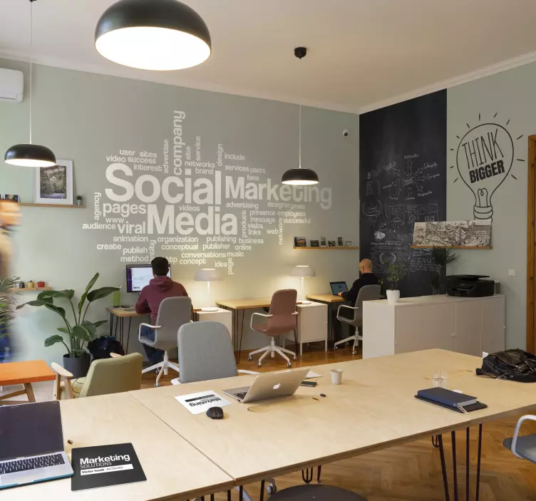 公司概念文本贴纸 - TenStickers