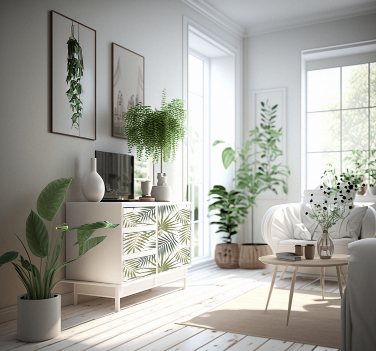 家具贴画 棕榈叶 - TenStickers