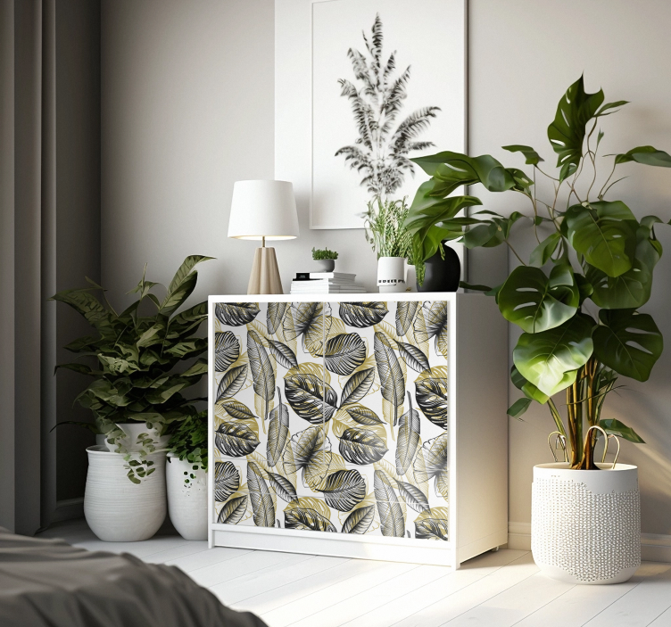 家具贴画 精美的热带植物 - TenStickers