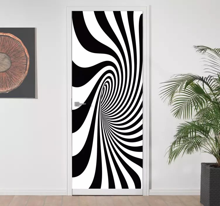 黑洞门乙烯基贴纸 - TenStickers