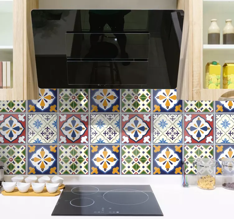 典型的葡萄牙瓷砖贴纸 - TenStickers