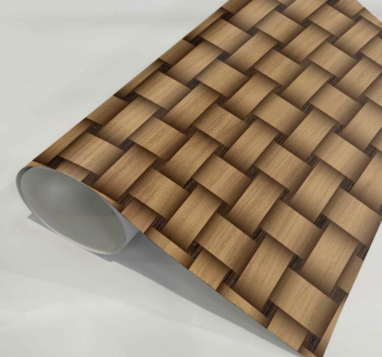 家具贴画 木材交织在一起 - TenStickers