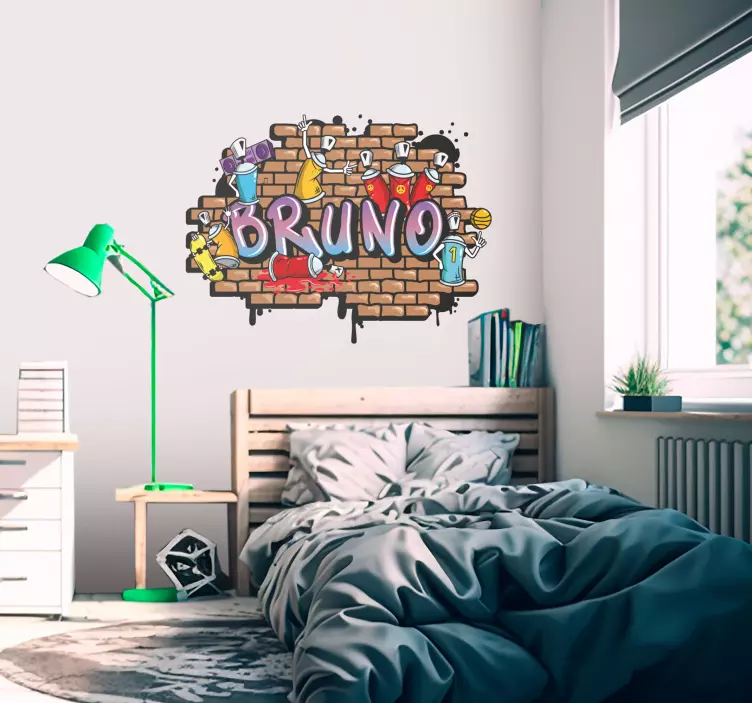 城市贴纸 你永远不会一个人你永远不会独自一人 - TenStickers