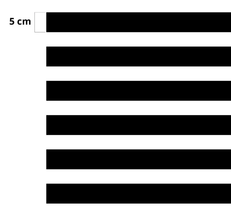 横线家具贴纸 - TenStickers