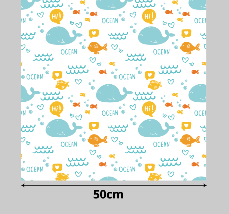 多彩和快乐的海洋家具贴纸 - TenStickers