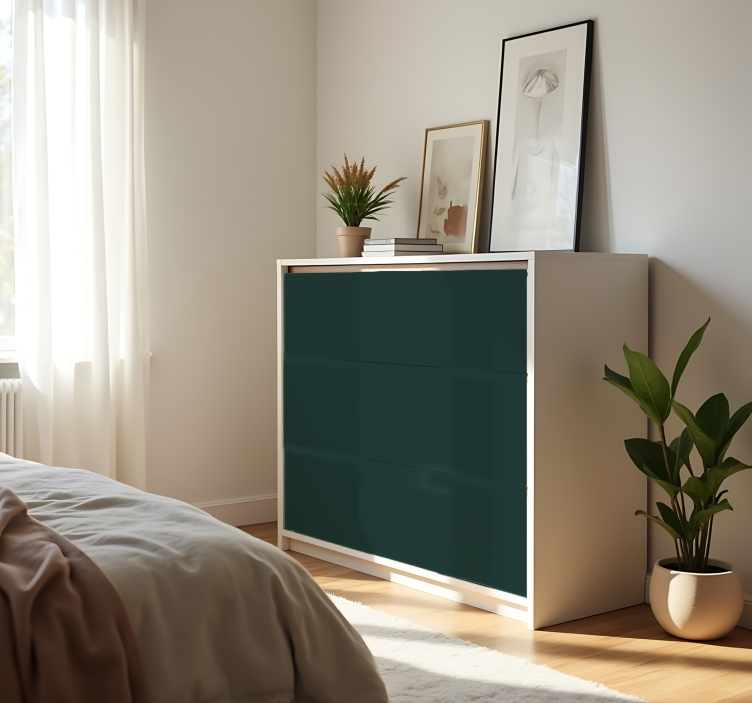 乙烯基贴纸 哑光深绿色 - TenStickers