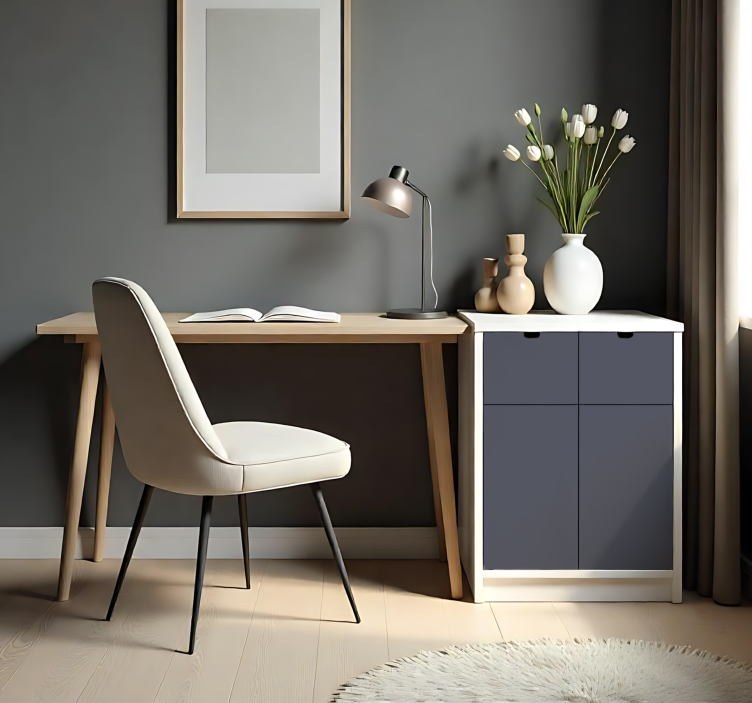 乙烯基贴纸 哑光深灰色 - TenStickers