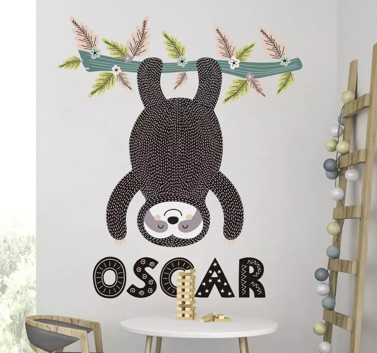 动物和分支为孩子图贴纸 - TenStickers