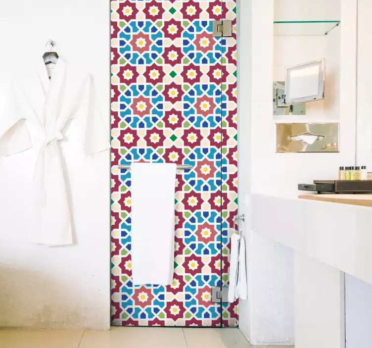 阿拉伯水力乙烯基墙纸stikcer - TenStickers