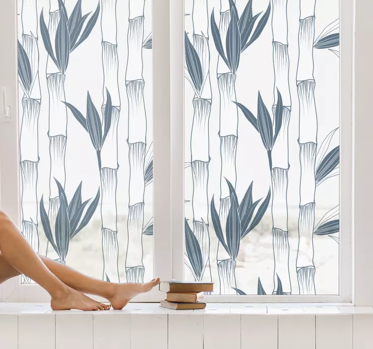 竹子植物图案贴纸 - TenStickers