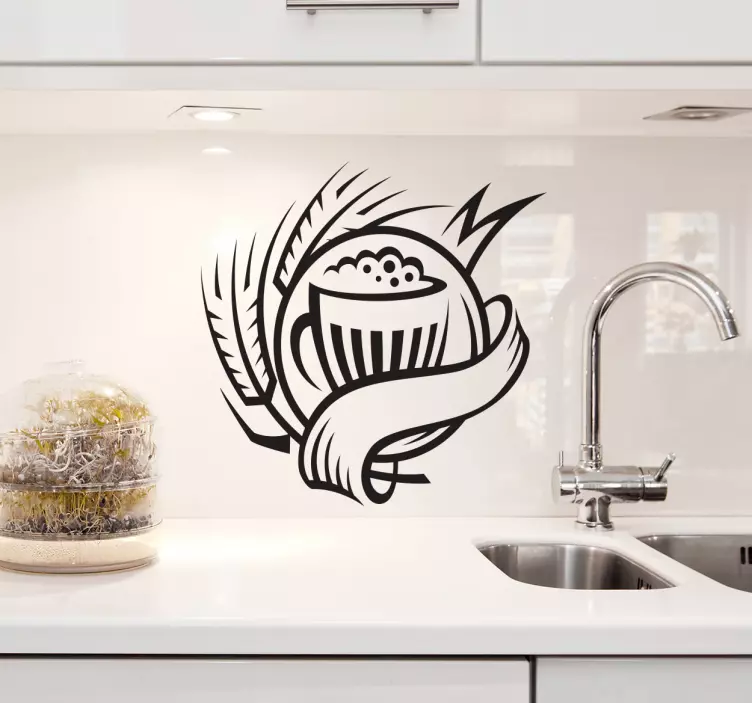 啤酒啤酒花饮料贴纸 - TenStickers