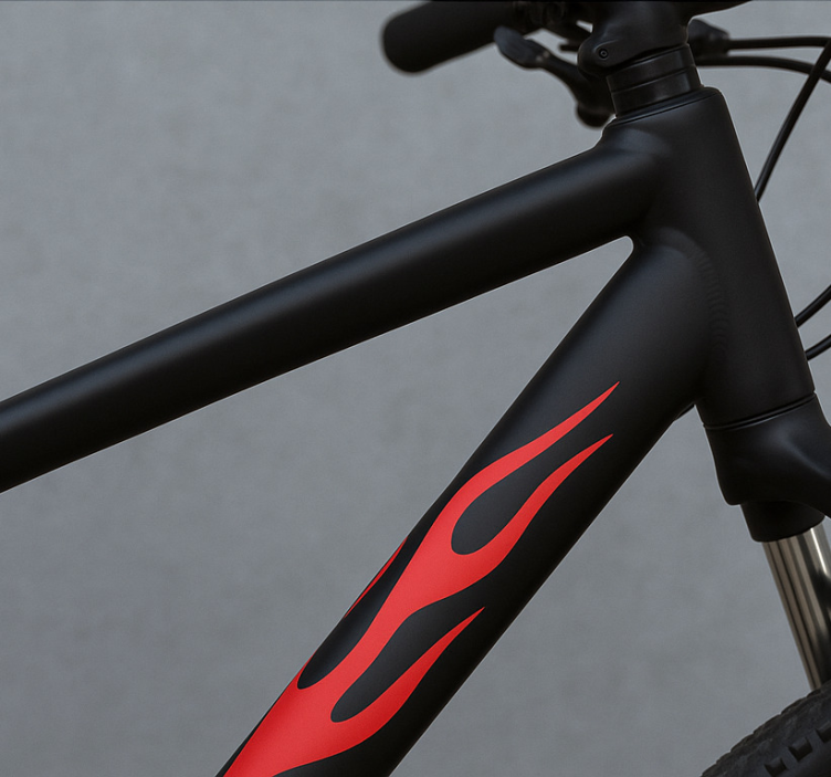 动物贴画 红色火焰套装 - TenStickers