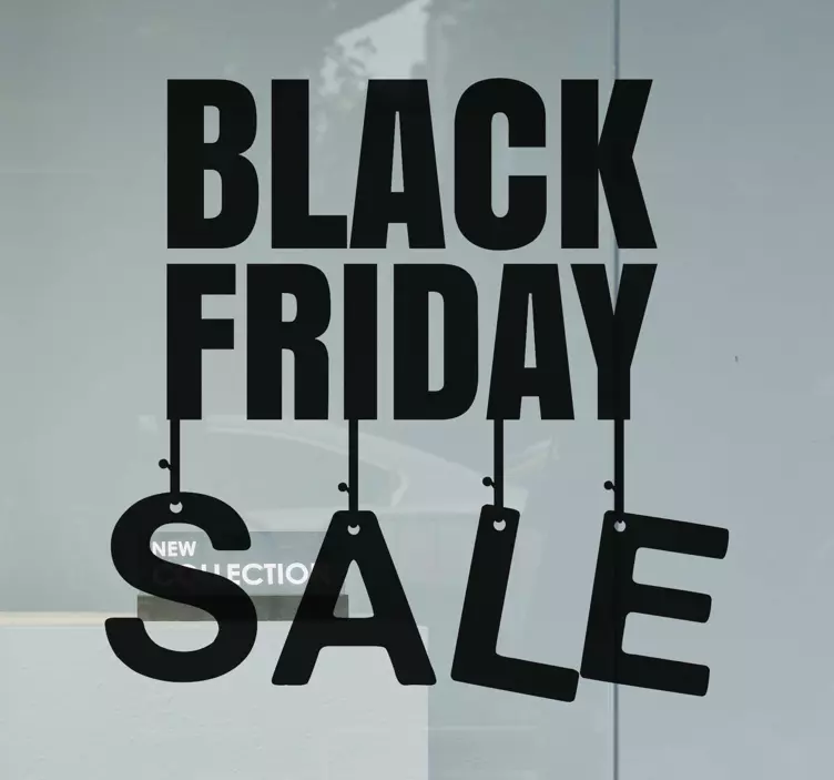 黑色星期五销售窗口贴花 - TenStickers